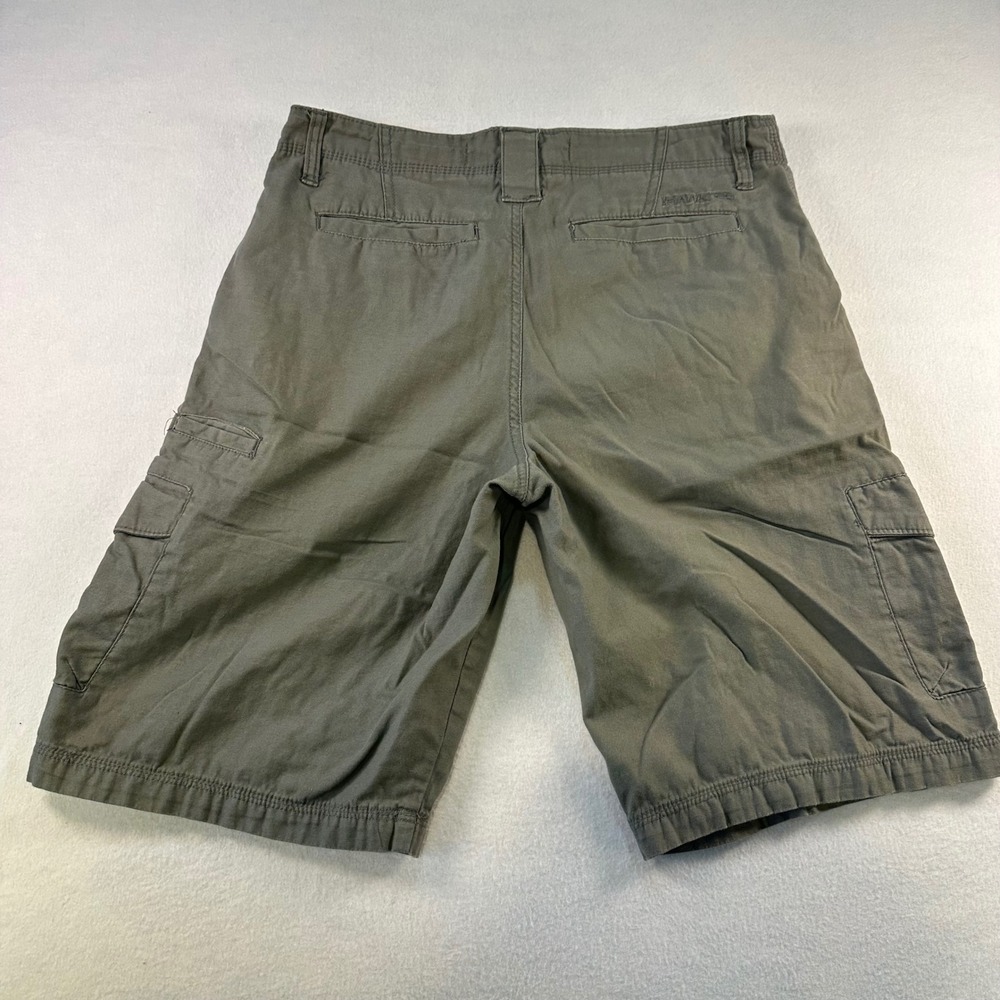 Tony Hawk Mens Cargo Shorts Size 33 Olive Green Cotton Skate Utility Casual - Picture 5 of 6
